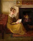 William Mulready A Fireside Read painting
