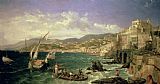 Lighthouse Art for sale - William Parrott View of Genoa