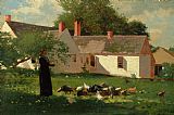 Winslow Homer Farmyard Scene
