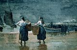 Winslow Homer Fisher Girls by the Sea