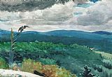Winslow Homer Hilly Landscape