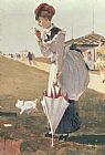 Winslow Homer Prints - Long Branch by Winslow Homer