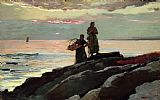 Winslow Homer Prints - Saco Bay by Winslow Homer