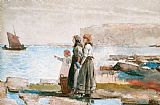 Winslow Homer Waiting for the return of the Fishing Fleets