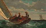 Breezing Up Prints - Winslow Homer Breezing Up by Winslow Homer